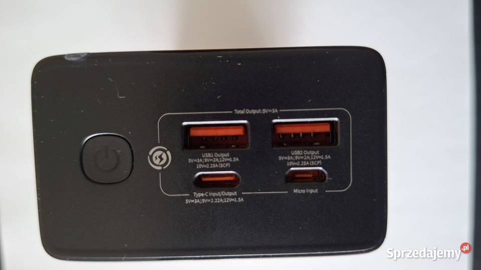 BASEUS Power Bank mocny szybki pojemny 30000mAh lubuskie Zielona Góra sprzedam