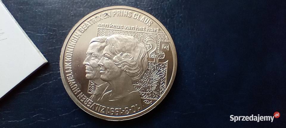 Stare monety 2 12 ECU 1991 Holandia Numizmatyka podkarpackie Lesko