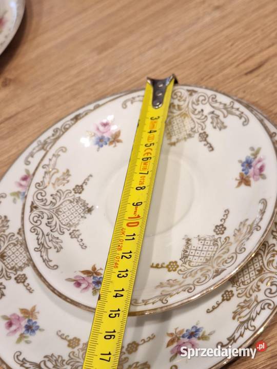 Zestaw porcelana talerz i podstawek warmińsko-mazurskie Braniewo