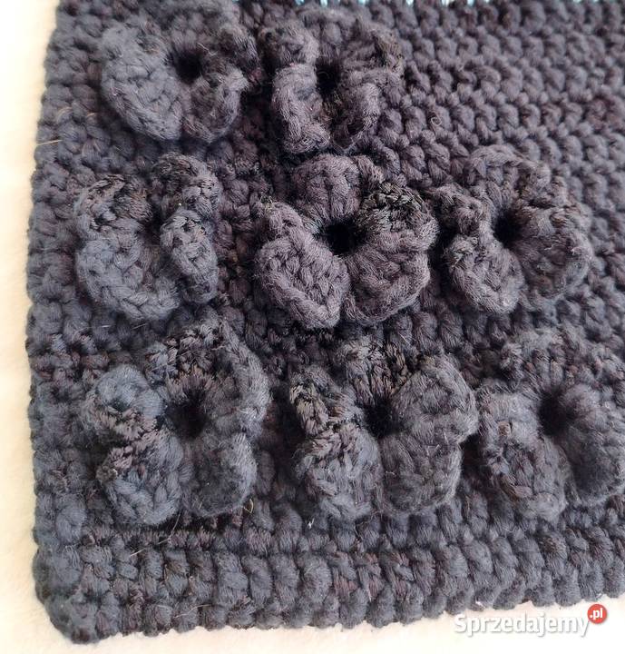 Mała torebka crochet listonoszka ręcznie robiona Dla kobiet Galanteria i dodatki Piotrków Trybunalski