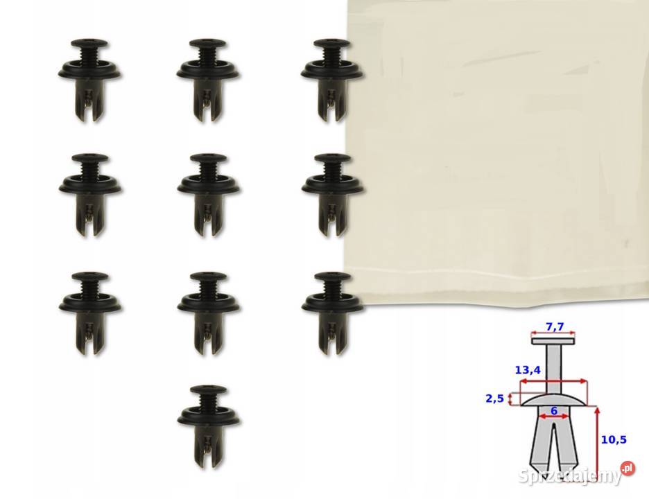 kołek rozporowy spinka Honda Mazda osobowe Pozostałe Szczecin