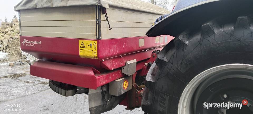 Rozsiewacz nawozów Kverneland Exacta TL Waga Rozsiewacze nawozów Rolnictwo Stupsk sprzedam