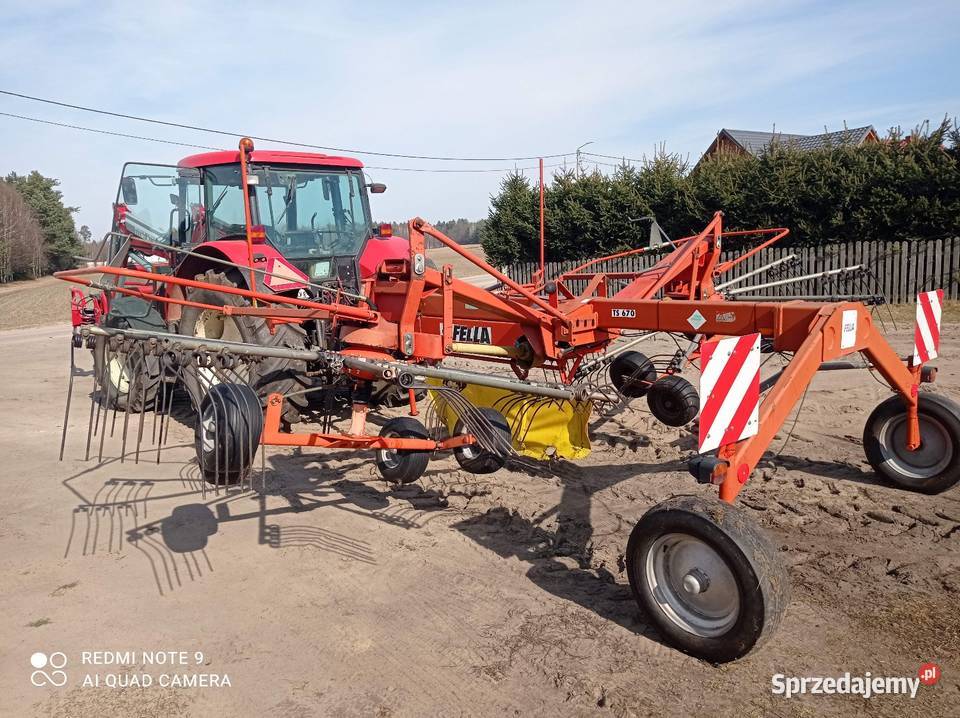 Zgrabiarka karuzelowa Fella ts 670 nieuszkodzony Dąbki sprzedam