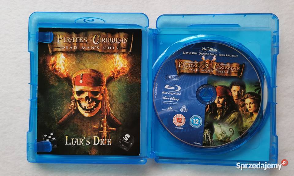Piraci Z Karaibów Skrzynia Umarlaka 2 x Bluray pełne łódzkie Wytrzyszczki