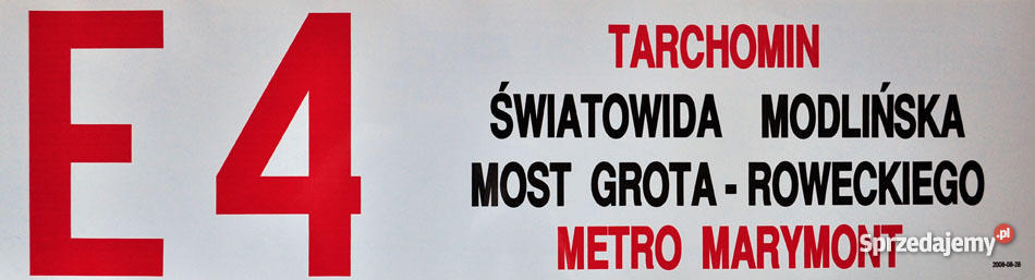 Naklejki linii autobusowych Warszawa Warszawa