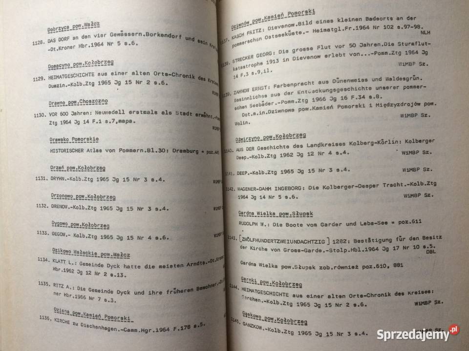 3541 Bibliografia Pomorza Zachodniego zachodniopomorskie Szczecin