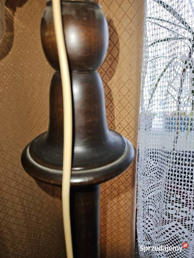 Lampa stojąca 80letniaDrewniana z Warszawa