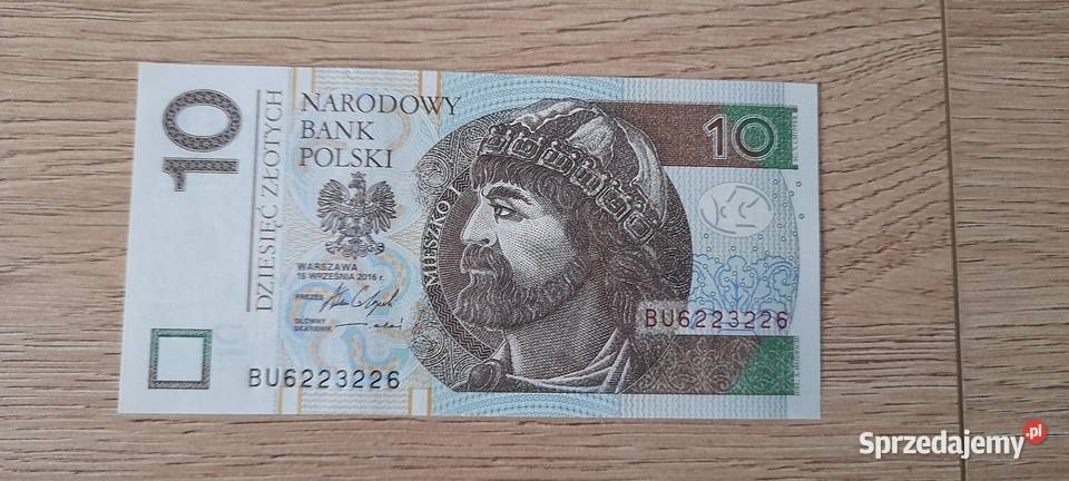 10 zł. kolekcjonerski banknot