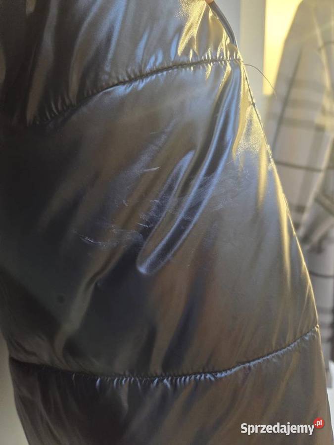Kurtka puchowa czarny Kurtki i płaszcze wielkopolskie Poznań