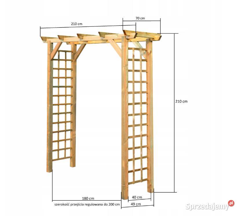 PERGOLA drewno Wellton krata 210 Promocja OKAZJA Szczecin sprzedam