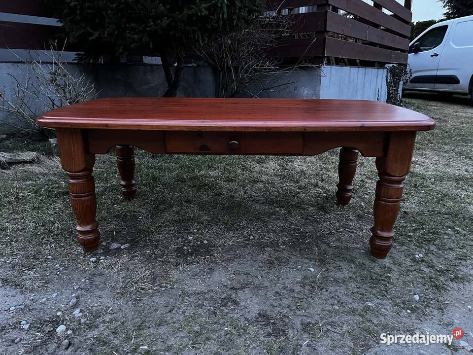 Ława drewniana toczone nogi Turek