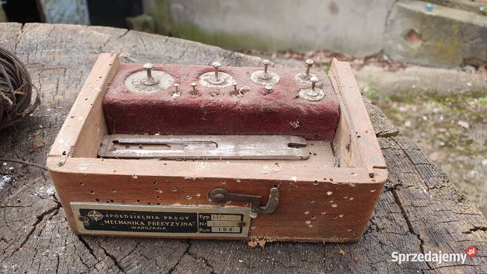 Pudełko do zestawu odważników precyzyjnych Warszawa