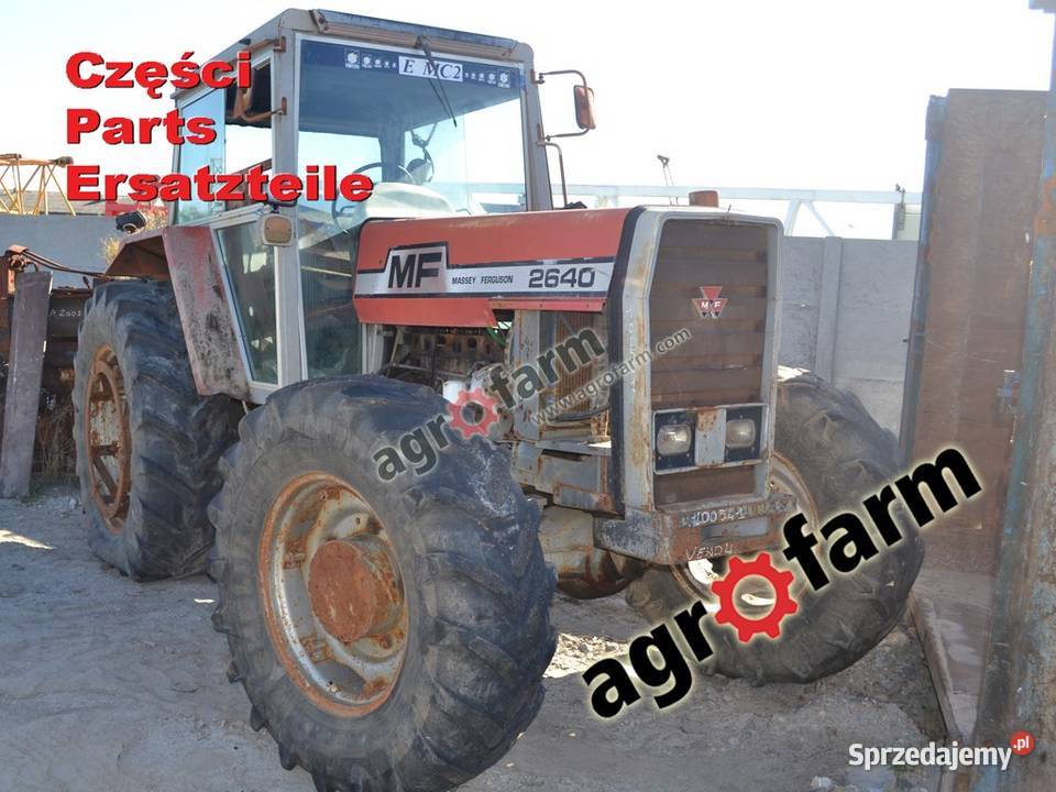 Massey Ferguson 2640 części skrzynia biegów oś Byków