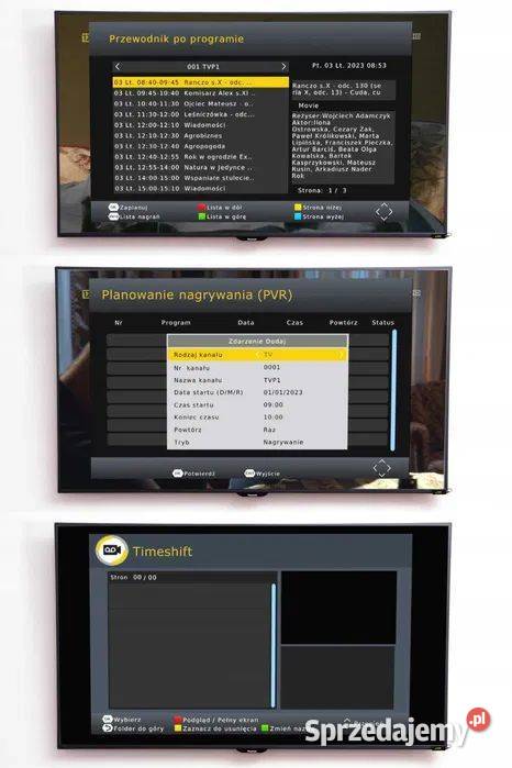 Dekoder DVBT2 TV Naziemnej H265 HEVC Nowy
