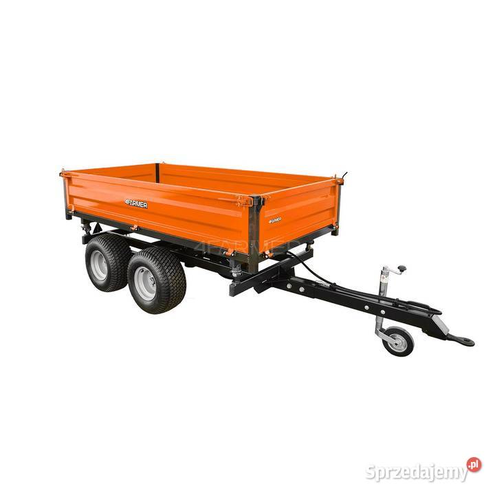 Przyczepa rolnicza dwuosiowa 25T z kiprem nieuszkodzony Przyczepy rolnicze Tajęcina sprzedam