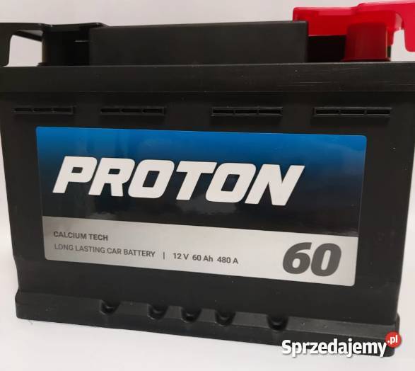 Akumulator PROTON 60Ah 480A mazowieckie Grębiszew