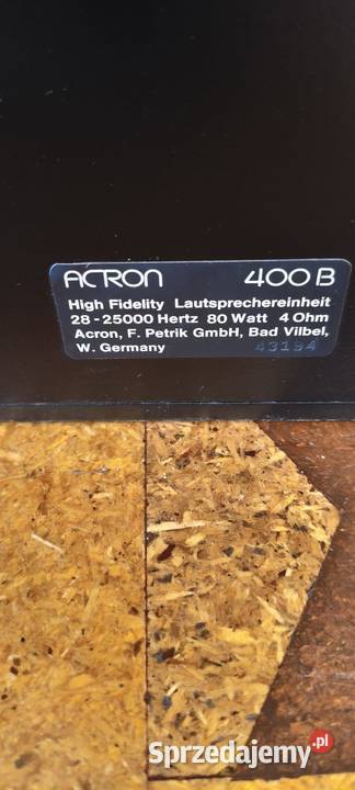 Kolumny Acron 400B Sochocin sprzedam