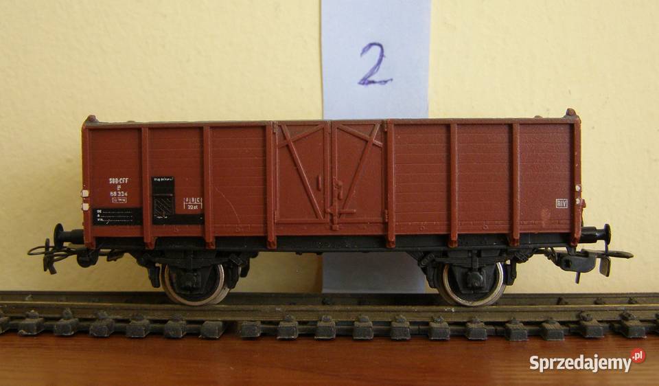Kolejka wagon towarowy 2 H0 Piko Modelarstwo łódzkie Łódź