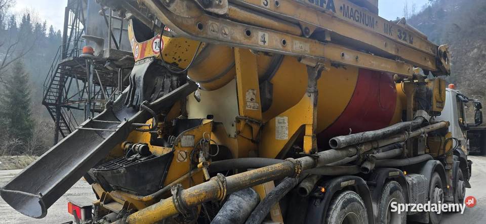 Gruszkopompa IVECO 450 zab CIFA 32mb 1kg śląskie Katowice