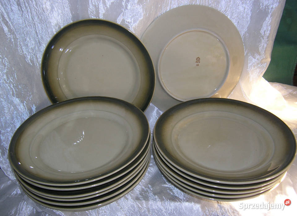 talerze vintage porcelit TułowiceD dolnośląskie Bartków sprzedam