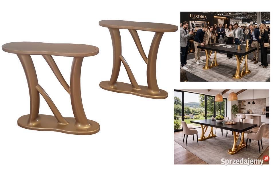 Nogi do stołu złote luksusowe premium Stoły Jeżowe sprzedam