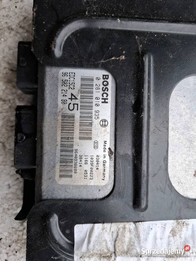 Komputer Sterownik Silnika Peugeot 307 Pozostałe sprzedam