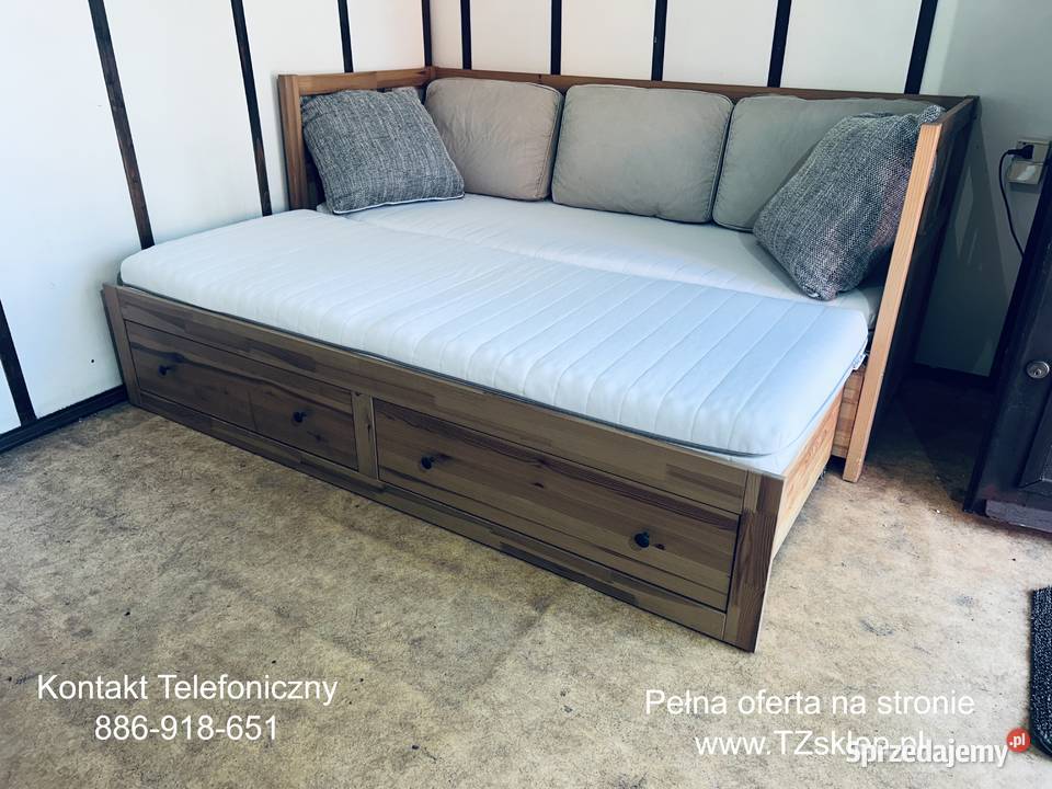 IKEA HEMNES Lite drzewo Łóżko Leżanka z 2 śląskie