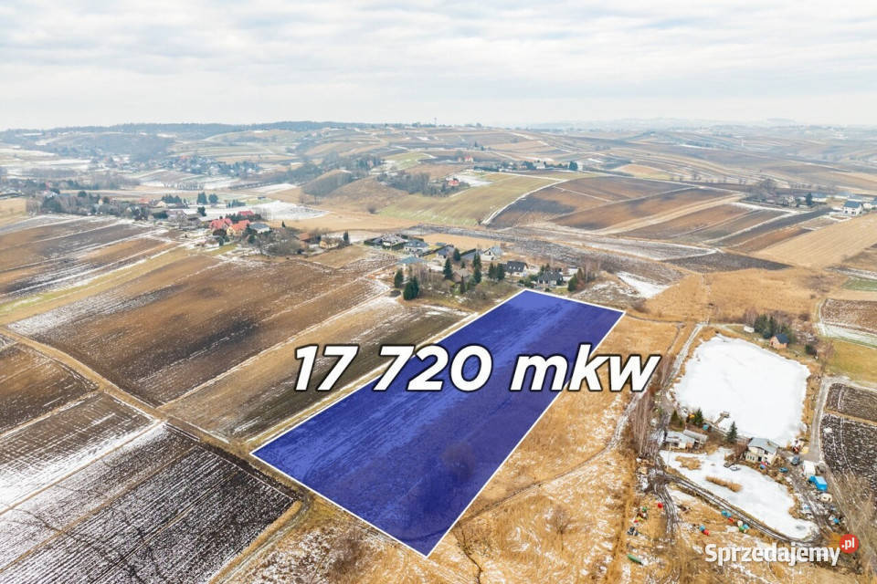 Działka rolna zagrodowa Pietrzejowice 17720m2