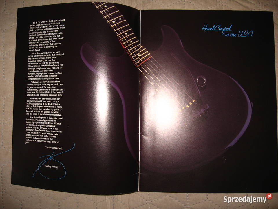 Peavey Fretted Instruments katalog gitar pomorskie Kępice
