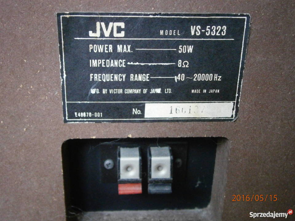 Kolumny JVC multi cellular horn vintage
