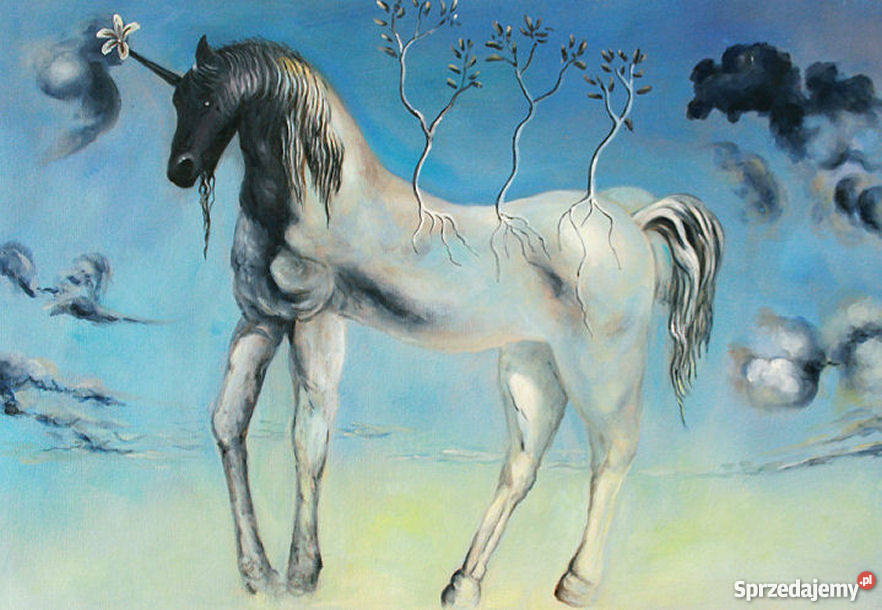Obraz Szczęśliwy jednorożec Salvador Dali Warszawa