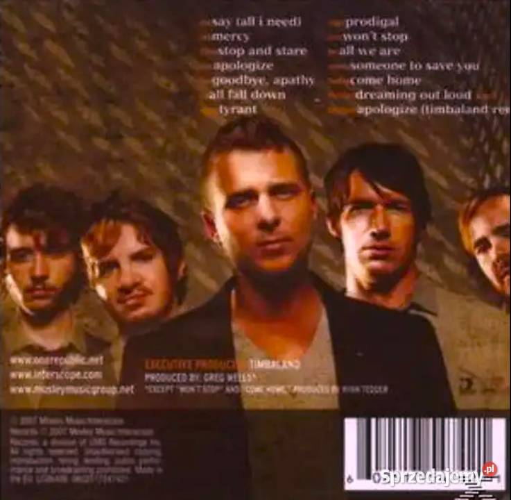 CD Nowa Album CD ONE REPUBLIC Album Dreaming Out Gliwice