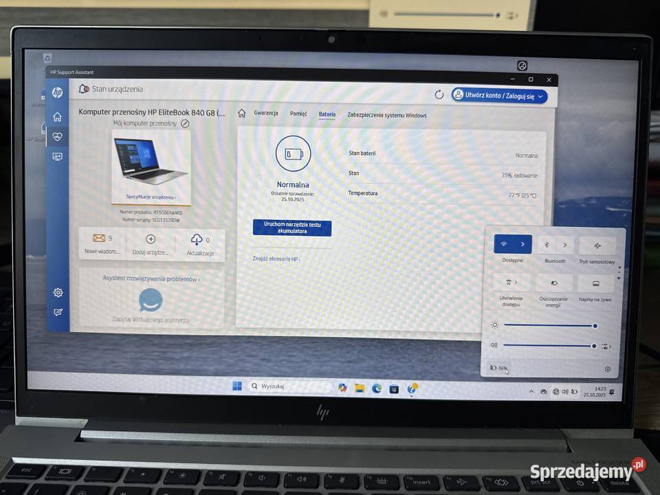 Laptop HP 640 G7 Intel I51135 16GB RAM 256 SSD