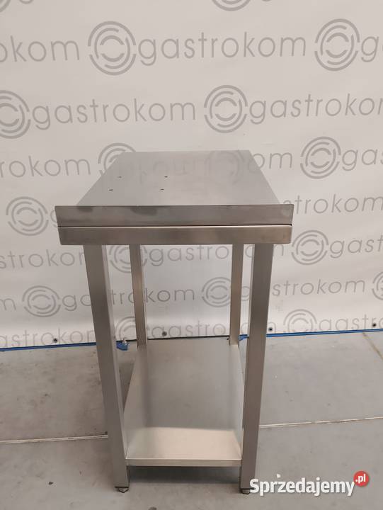 STÓŁ Z PÓŁKĄ 43X70X85 4 OTWORY W BLACIE Wrocław