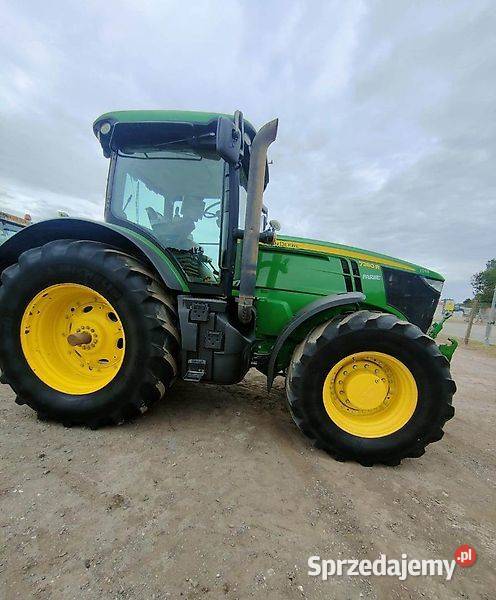 Ciągnik John Deere 7290 R pomorskie Różyny
