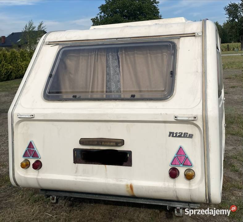 Przyczepa kempingowa Niewiadów n126 na działkę łódzkie Wieruszów