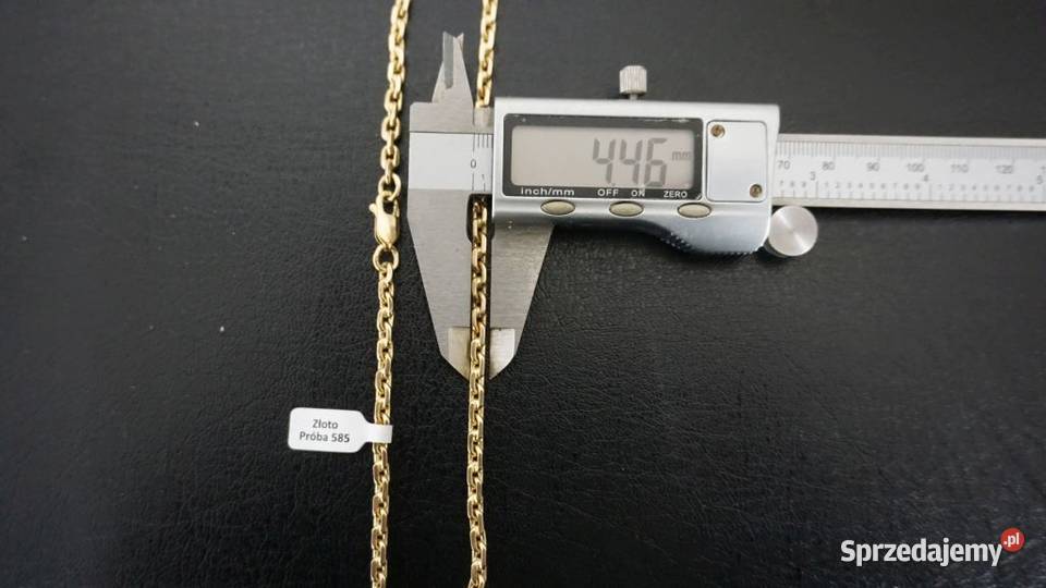 ZŁOTY ŁAŃCUSZEK ANKIER KUTY ŁAŃCUCH 41G mazowieckie