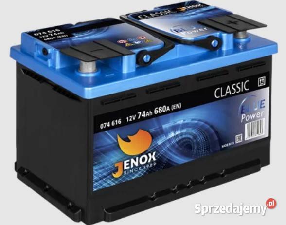 Akumulator Jenox Classic 74Ah 680A R074616AB Wrocław