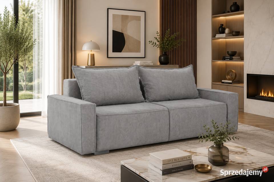 Sofa AMAZON na sprężynach bonell z pojemnikiem Sofy i kanapy Kępno