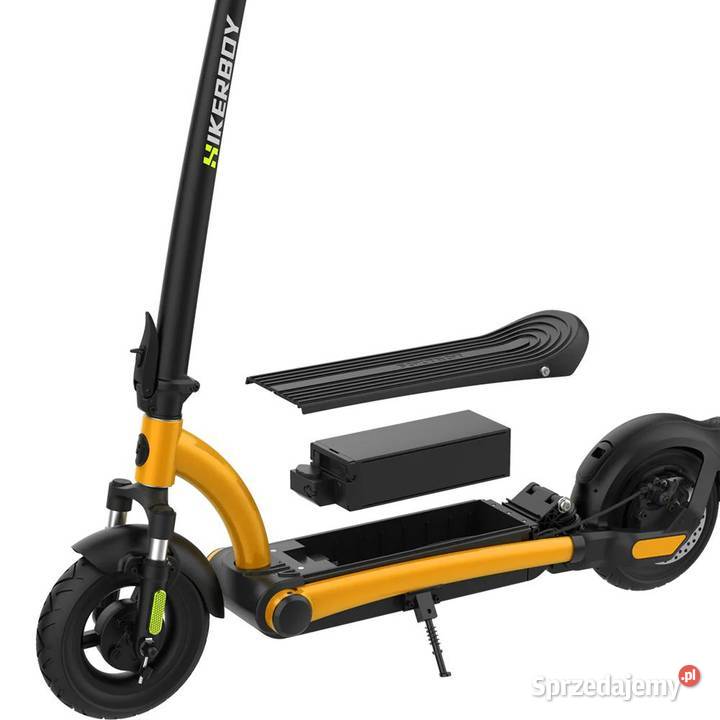 Składana srebrna hulajnoga elektryczna Hikerboy Poznań