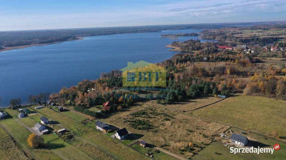 Działka 2585 m2 jeziorem Lubieszewo MPZP