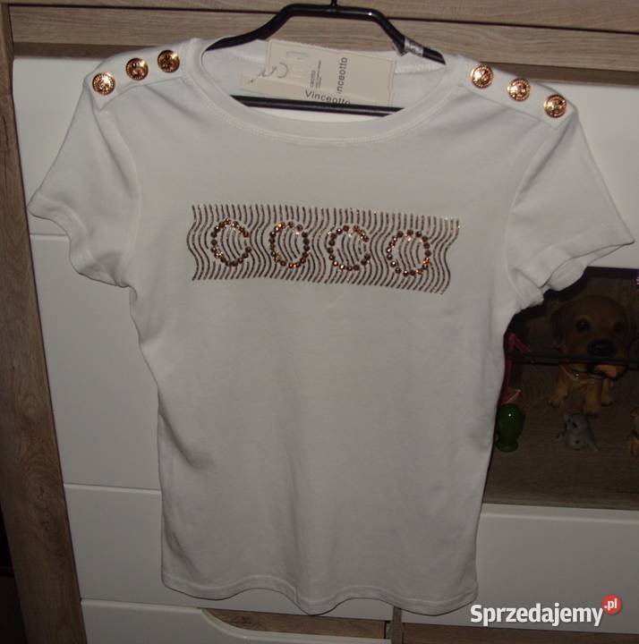 VINCEOTTO NOWA złote guziczki cekiny r SM wielkopolskie