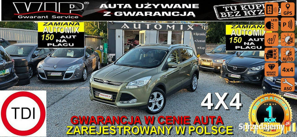 Ford Kuga 20 TDCI 140 Sama parkuje 4x4 Manual Kuga Świdnica sprzedam
