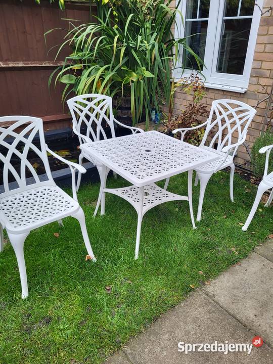 Unikatowy zestaw mebli ogrodowych ALUMINIUM 4 Ciepielów