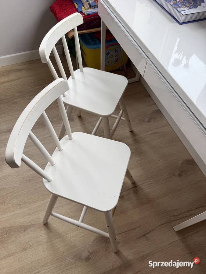 Biurko i dwa krzesła Ikea Mosina sprzedam