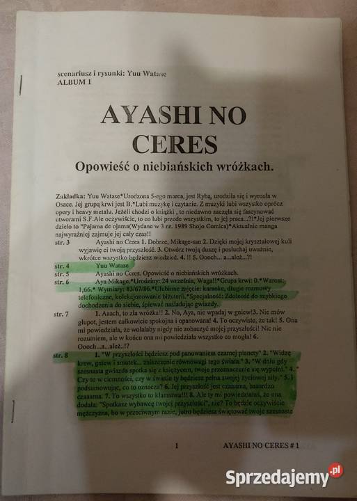 Manga Ayashi no Ceres nowa FR polskie