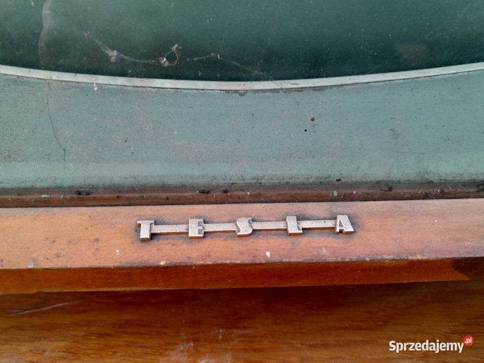 Stary telewizor lampowy TESLA zabytek retro