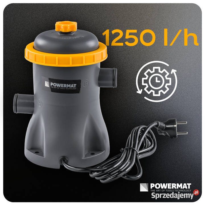 pompa filtrująca do basenu wody 1250 lh 16w