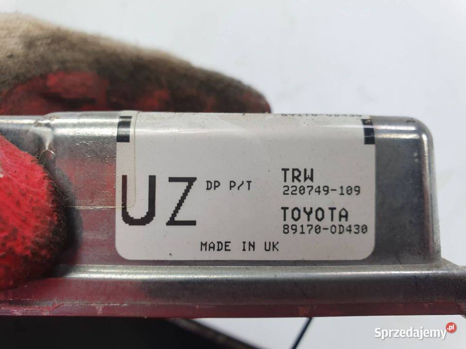 SENSOR AIRBAG TOYOTA YARIS II 891700D430 kujawsko-pomorskie Lipno