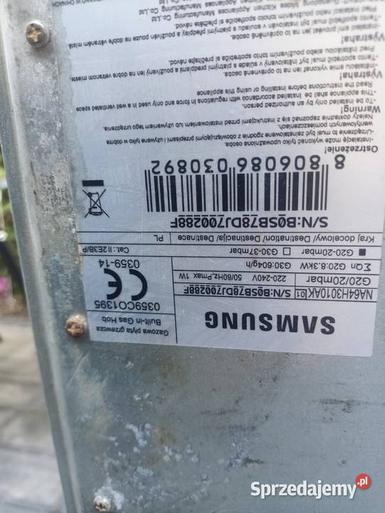 Kuchenka gazowa Samsung Magnice